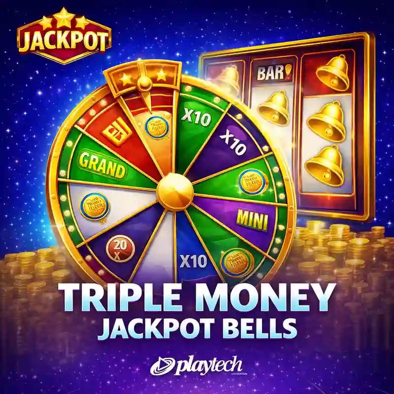 Triple Money Jackpot Bells Game Interface